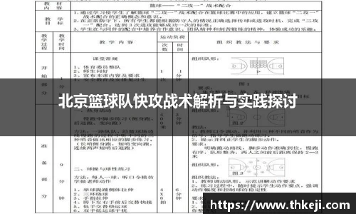 北京篮球队快攻战术解析与实践探讨